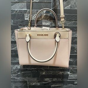 Blush Michael Kors Bag with Crossbody Strap
